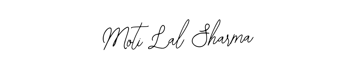 Design your own signature with our free online signature maker. With this signature software, you can create a handwritten (Bearetta-2O07w) signature for name Moti Lal Sharma. Moti Lal Sharma signature style 12 images and pictures png