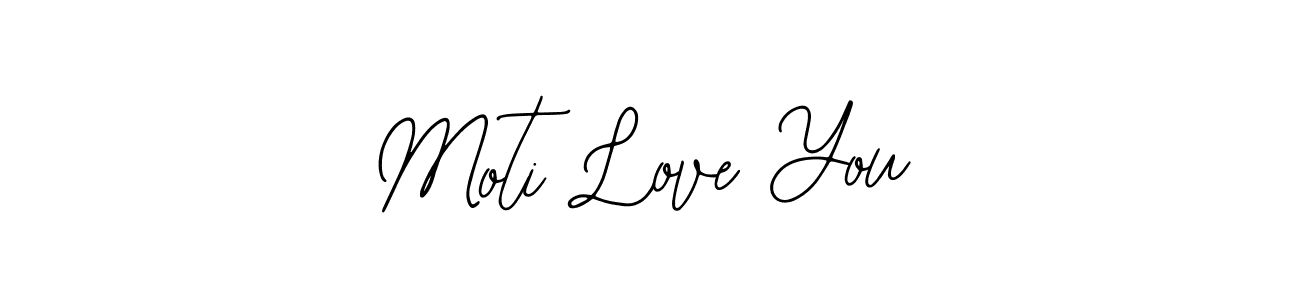 Make a beautiful signature design for name Moti Love You. With this signature (Bearetta-2O07w) style, you can create a handwritten signature for free. Moti Love You signature style 12 images and pictures png