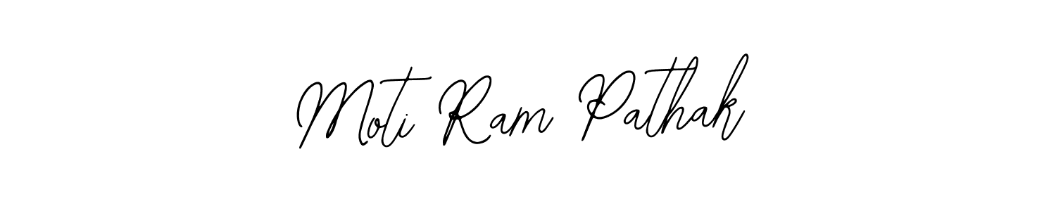 Similarly Bearetta-2O07w is the best handwritten signature design. Signature creator online .You can use it as an online autograph creator for name Moti Ram Pathak. Moti Ram Pathak signature style 12 images and pictures png