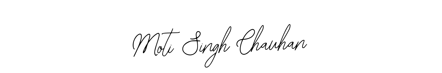 The best way (Bearetta-2O07w) to make a short signature is to pick only two or three words in your name. The name Moti Singh Chauhan include a total of six letters. For converting this name. Moti Singh Chauhan signature style 12 images and pictures png