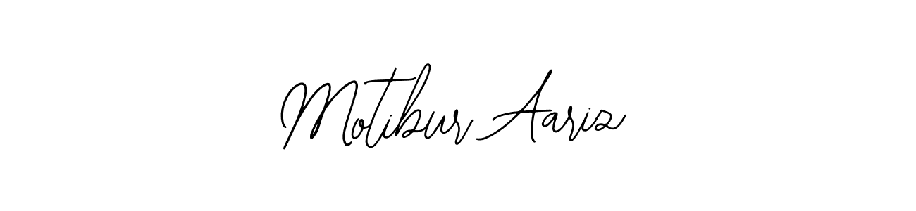 if you are searching for the best signature style for your name Motibur Aariz. so please give up your signature search. here we have designed multiple signature styles  using Bearetta-2O07w. Motibur Aariz signature style 12 images and pictures png