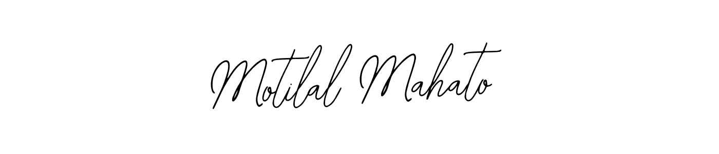 How to make Motilal Mahato name signature. Use Bearetta-2O07w style for creating short signs online. This is the latest handwritten sign. Motilal Mahato signature style 12 images and pictures png