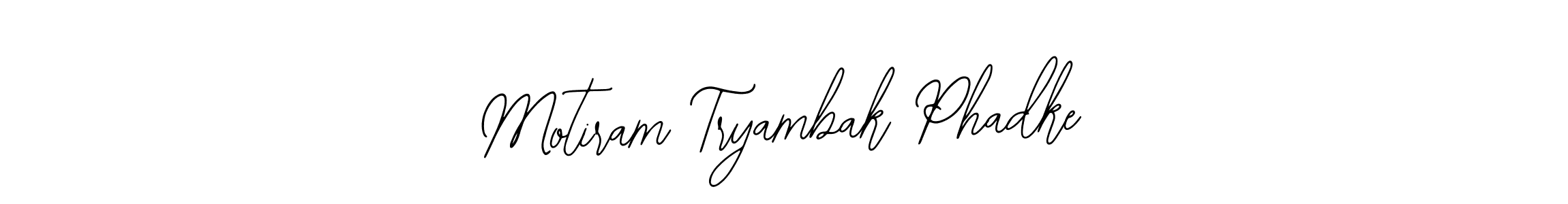 Motiram Tryambak Phadke stylish signature style. Best Handwritten Sign (Bearetta-2O07w) for my name. Handwritten Signature Collection Ideas for my name Motiram Tryambak Phadke. Motiram Tryambak Phadke signature style 12 images and pictures png