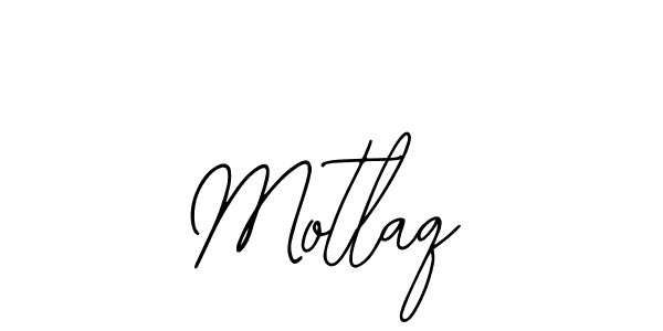You should practise on your own different ways (Bearetta-2O07w) to write your name (Motlaq) in signature. don't let someone else do it for you. Motlaq signature style 12 images and pictures png