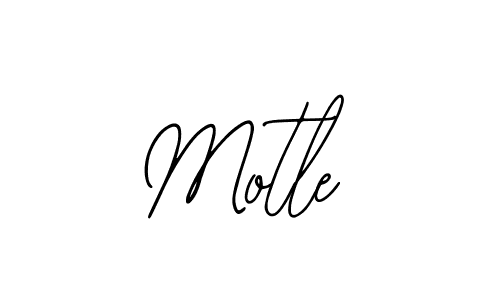 Use a signature maker to create a handwritten signature online. With this signature software, you can design (Bearetta-2O07w) your own signature for name Motle. Motle signature style 12 images and pictures png