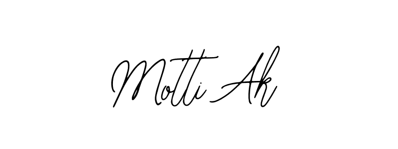 Bearetta-2O07w is a professional signature style that is perfect for those who want to add a touch of class to their signature. It is also a great choice for those who want to make their signature more unique. Get Motti Ak name to fancy signature for free. Motti Ak signature style 12 images and pictures png