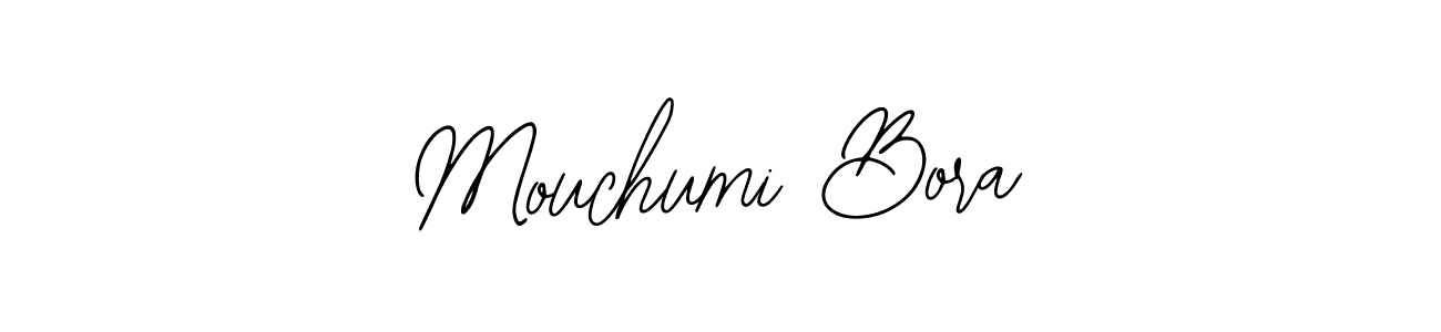 The best way (Bearetta-2O07w) to make a short signature is to pick only two or three words in your name. The name Mouchumi Bora include a total of six letters. For converting this name. Mouchumi Bora signature style 12 images and pictures png