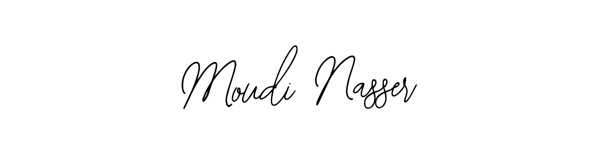 Make a beautiful signature design for name Moudi Nasser. Use this online signature maker to create a handwritten signature for free. Moudi Nasser signature style 12 images and pictures png