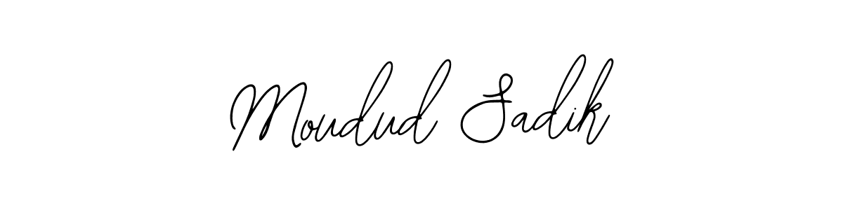 Design your own signature with our free online signature maker. With this signature software, you can create a handwritten (Bearetta-2O07w) signature for name Moudud Sadik. Moudud Sadik signature style 12 images and pictures png