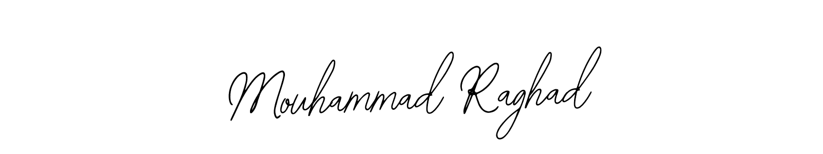 if you are searching for the best signature style for your name Mouhammad Raghad. so please give up your signature search. here we have designed multiple signature styles  using Bearetta-2O07w. Mouhammad Raghad signature style 12 images and pictures png