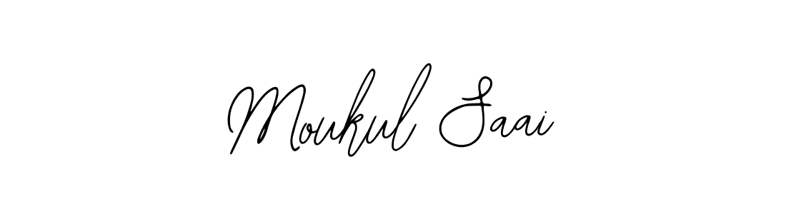 Also we have Moukul Saai name is the best signature style. Create professional handwritten signature collection using Bearetta-2O07w autograph style. Moukul Saai signature style 12 images and pictures png