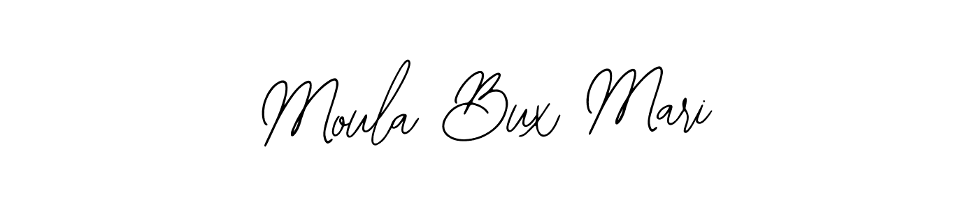 You should practise on your own different ways (Bearetta-2O07w) to write your name (Moula Bux Mari) in signature. don't let someone else do it for you. Moula Bux Mari signature style 12 images and pictures png