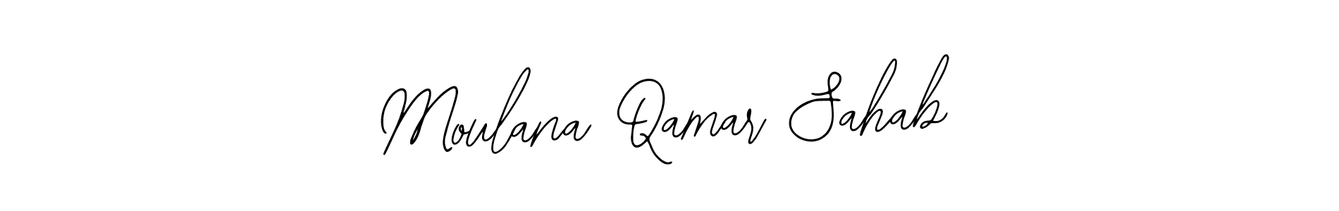 Make a beautiful signature design for name Moulana Qamar Sahab. Use this online signature maker to create a handwritten signature for free. Moulana Qamar Sahab signature style 12 images and pictures png