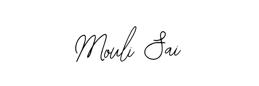 Use a signature maker to create a handwritten signature online. With this signature software, you can design (Bearetta-2O07w) your own signature for name Mouli Sai. Mouli Sai signature style 12 images and pictures png