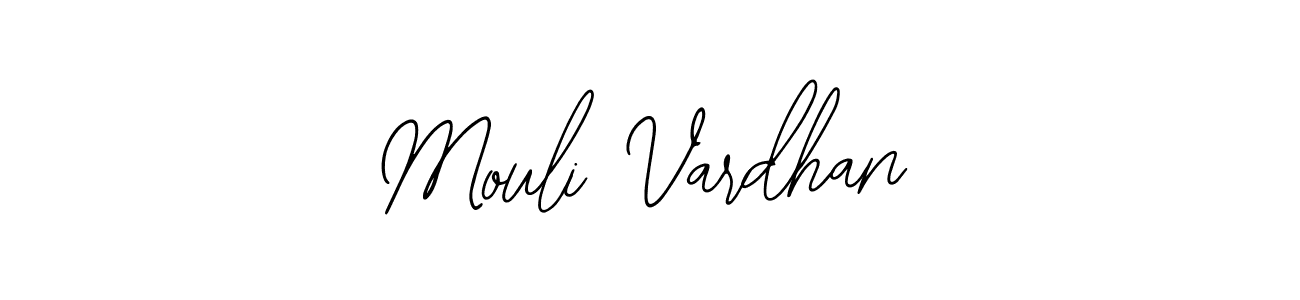 Design your own signature with our free online signature maker. With this signature software, you can create a handwritten (Bearetta-2O07w) signature for name Mouli Vardhan. Mouli Vardhan signature style 12 images and pictures png