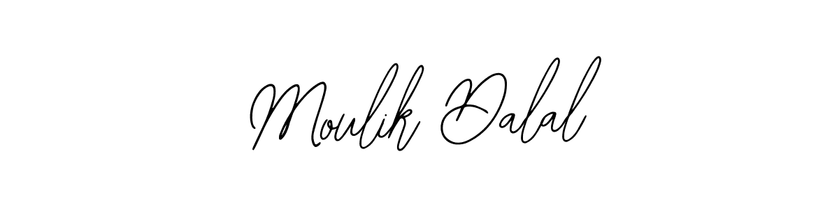 Create a beautiful signature design for name Moulik Dalal. With this signature (Bearetta-2O07w) fonts, you can make a handwritten signature for free. Moulik Dalal signature style 12 images and pictures png