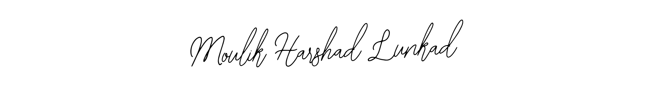 How to Draw Moulik Harshad Lunkad signature style? Bearetta-2O07w is a latest design signature styles for name Moulik Harshad Lunkad. Moulik Harshad Lunkad signature style 12 images and pictures png