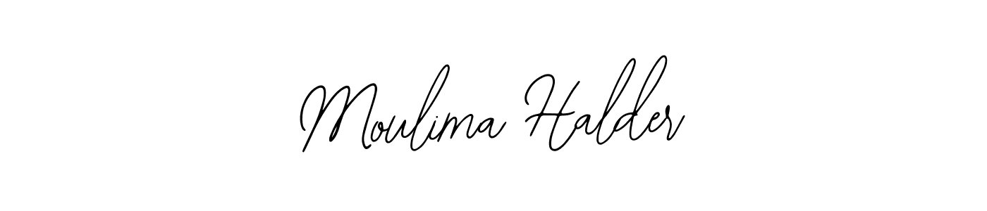 Moulima Halder stylish signature style. Best Handwritten Sign (Bearetta-2O07w) for my name. Handwritten Signature Collection Ideas for my name Moulima Halder. Moulima Halder signature style 12 images and pictures png