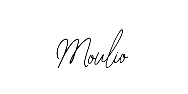 How to make Moulio name signature. Use Bearetta-2O07w style for creating short signs online. This is the latest handwritten sign. Moulio signature style 12 images and pictures png