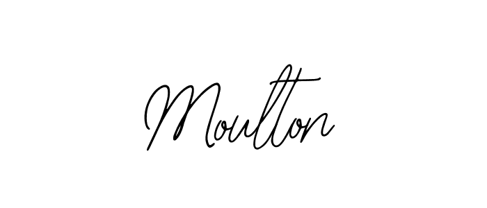 How to make Moulton name signature. Use Bearetta-2O07w style for creating short signs online. This is the latest handwritten sign. Moulton signature style 12 images and pictures png
