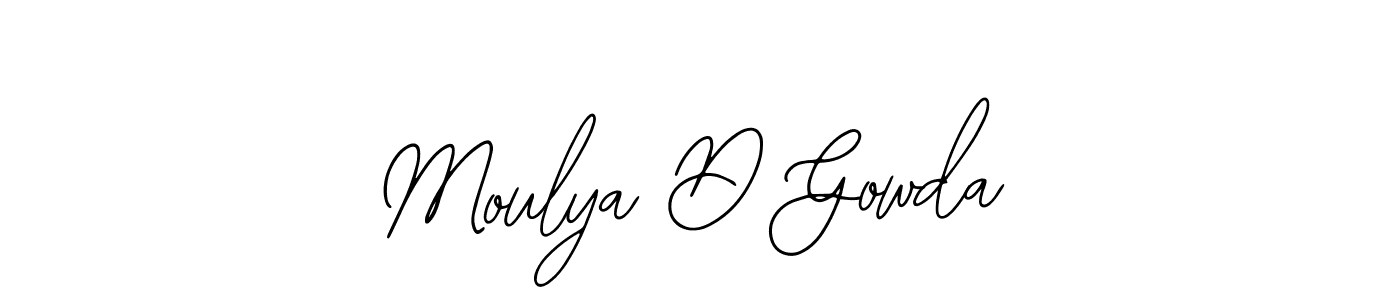 You can use this online signature creator to create a handwritten signature for the name Moulya D Gowda. This is the best online autograph maker. Moulya D Gowda signature style 12 images and pictures png