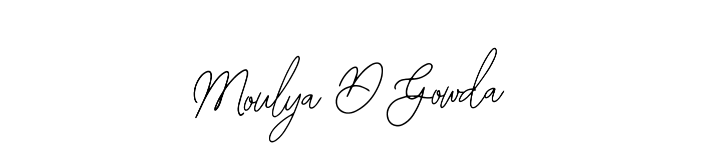 You can use this online signature creator to create a handwritten signature for the name Moulya D Gowda. This is the best online autograph maker. Moulya D Gowda signature style 12 images and pictures png