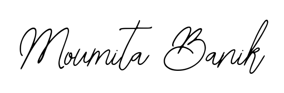 The Bearetta-2O07w handwriting style adds charm and authenticity to name Moumita Banik. A wonderful choice for personal thank-you notes. Moumita Banik signature style 12 images and pictures png