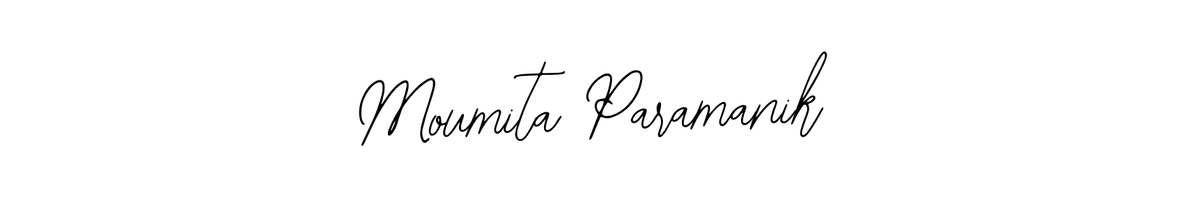 You should practise on your own different ways (Bearetta-2O07w) to write your name (Moumita Paramanik) in signature. don't let someone else do it for you. Moumita Paramanik signature style 12 images and pictures png