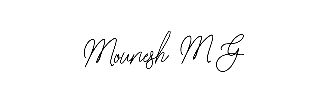 This is the best signature style for the Mounesh M G name. Also you like these signature font (Bearetta-2O07w). Mix name signature. Mounesh M G signature style 12 images and pictures png