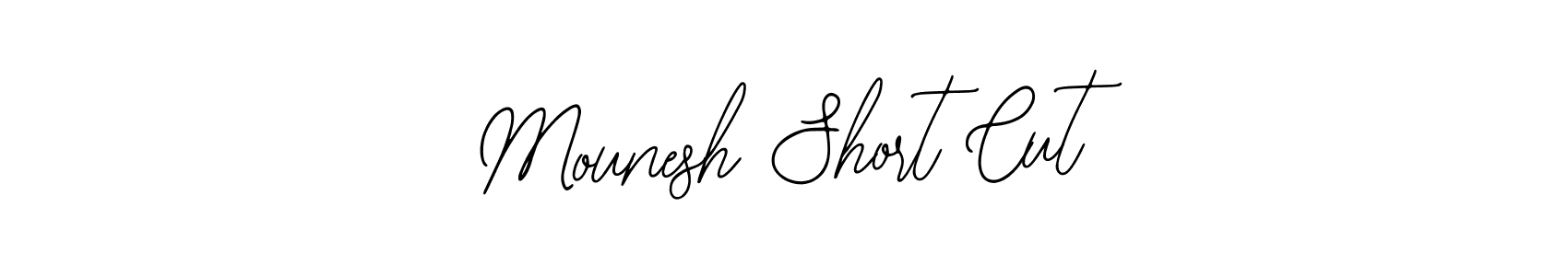 if you are searching for the best signature style for your name Mounesh Short Cut. so please give up your signature search. here we have designed multiple signature styles  using Bearetta-2O07w. Mounesh Short Cut signature style 12 images and pictures png