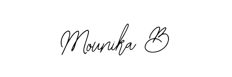 Best and Professional Signature Style for Mounika B. Bearetta-2O07w Best Signature Style Collection. Mounika B signature style 12 images and pictures png