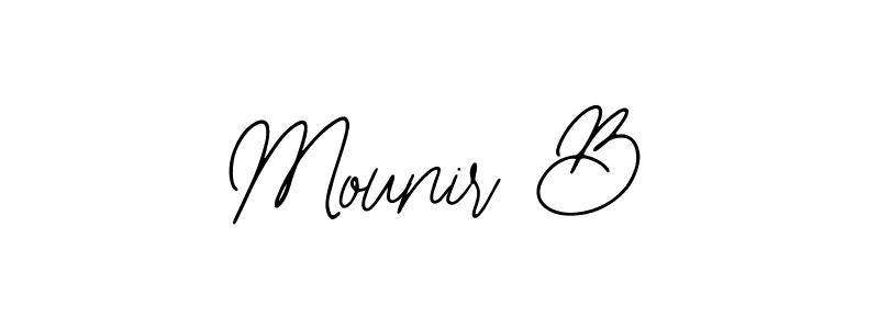 Mounir B stylish signature style. Best Handwritten Sign (Bearetta-2O07w) for my name. Handwritten Signature Collection Ideas for my name Mounir B. Mounir B signature style 12 images and pictures png