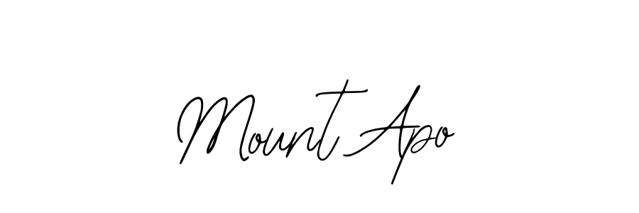 How to make Mount Apo signature? Bearetta-2O07w is a professional autograph style. Create handwritten signature for Mount Apo name. Mount Apo signature style 12 images and pictures png