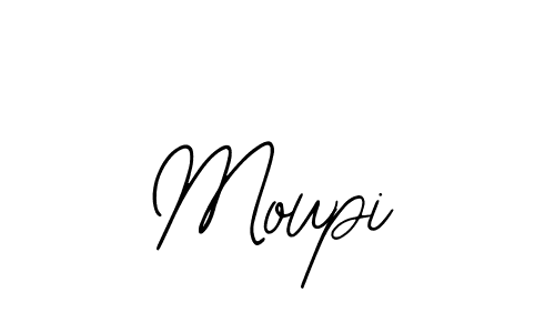 Use a signature maker to create a handwritten signature online. With this signature software, you can design (Bearetta-2O07w) your own signature for name Moupi. Moupi signature style 12 images and pictures png