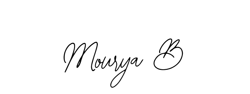 How to make Mourya B signature? Bearetta-2O07w is a professional autograph style. Create handwritten signature for Mourya B name. Mourya B signature style 12 images and pictures png