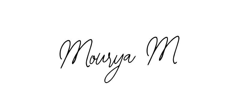 Make a beautiful signature design for name Mourya M. With this signature (Bearetta-2O07w) style, you can create a handwritten signature for free. Mourya M signature style 12 images and pictures png