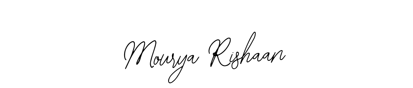 Mourya Rishaan stylish signature style. Best Handwritten Sign (Bearetta-2O07w) for my name. Handwritten Signature Collection Ideas for my name Mourya Rishaan. Mourya Rishaan signature style 12 images and pictures png