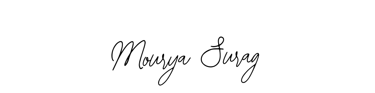 Use a signature maker to create a handwritten signature online. With this signature software, you can design (Bearetta-2O07w) your own signature for name Mourya Surag. Mourya Surag signature style 12 images and pictures png