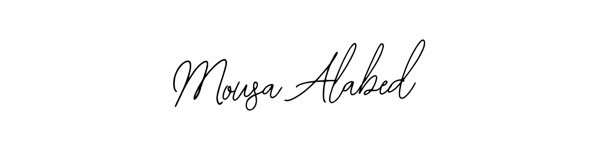 Make a beautiful signature design for name Mousa Alabed. Use this online signature maker to create a handwritten signature for free. Mousa Alabed signature style 12 images and pictures png