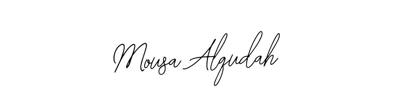 Create a beautiful signature design for name Mousa Alqudah. With this signature (Bearetta-2O07w) fonts, you can make a handwritten signature for free. Mousa Alqudah signature style 12 images and pictures png