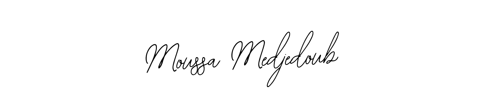 See photos of Moussa Medjedoub official signature by Spectra . Check more albums & portfolios. Read reviews & check more about Bearetta-2O07w font. Moussa Medjedoub signature style 12 images and pictures png