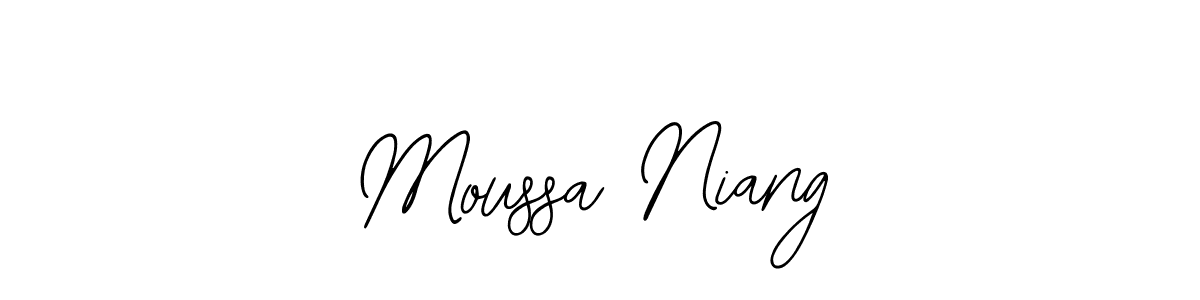 if you are searching for the best signature style for your name Moussa Niang. so please give up your signature search. here we have designed multiple signature styles  using Bearetta-2O07w. Moussa Niang signature style 12 images and pictures png