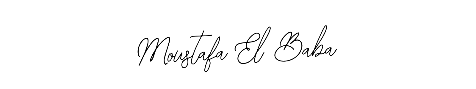 Make a beautiful signature design for name Moustafa El Baba. With this signature (Bearetta-2O07w) style, you can create a handwritten signature for free. Moustafa El Baba signature style 12 images and pictures png