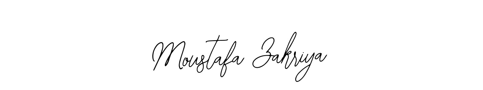 Similarly Bearetta-2O07w is the best handwritten signature design. Signature creator online .You can use it as an online autograph creator for name Moustafa Zakriya. Moustafa Zakriya signature style 12 images and pictures png