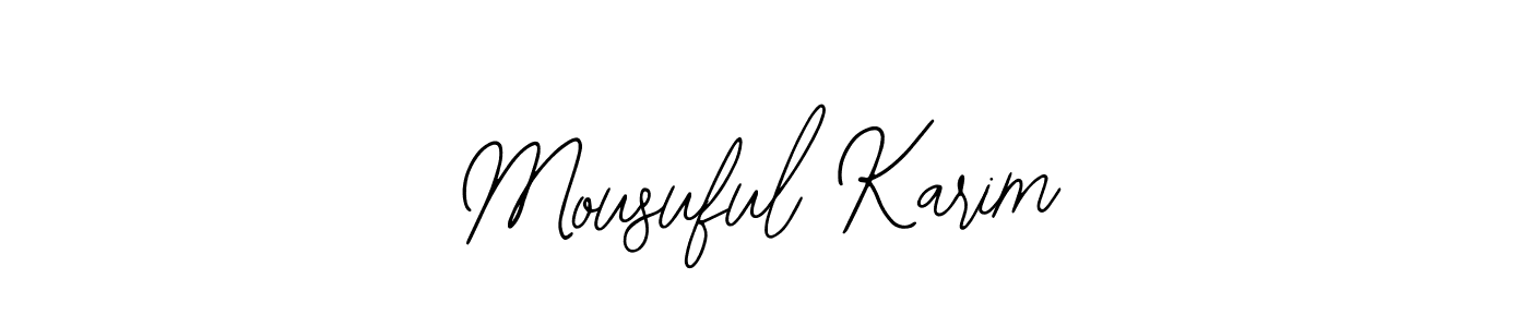 Make a beautiful signature design for name Mousuful Karim. With this signature (Bearetta-2O07w) style, you can create a handwritten signature for free. Mousuful Karim signature style 12 images and pictures png
