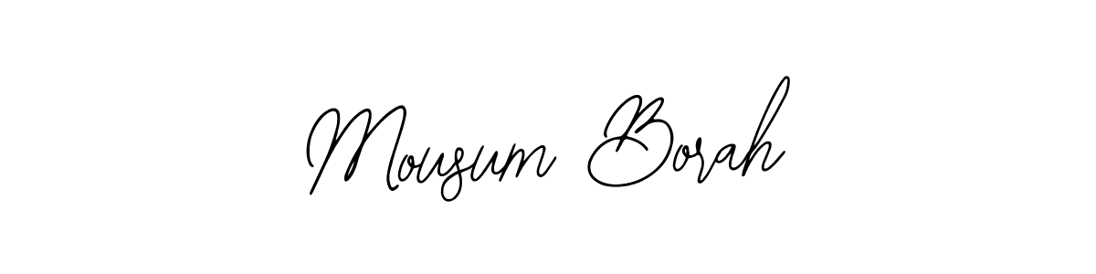 How to make Mousum Borah signature? Bearetta-2O07w is a professional autograph style. Create handwritten signature for Mousum Borah name. Mousum Borah signature style 12 images and pictures png