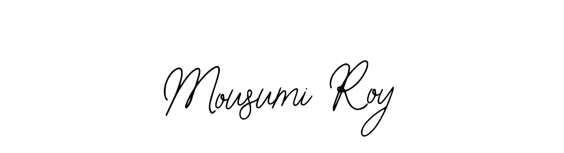 How to make Mousumi Roy name signature. Use Bearetta-2O07w style for creating short signs online. This is the latest handwritten sign. Mousumi Roy signature style 12 images and pictures png