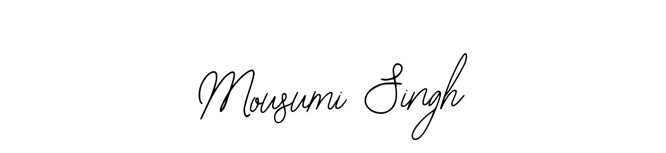 Use a signature maker to create a handwritten signature online. With this signature software, you can design (Bearetta-2O07w) your own signature for name Mousumi Singh. Mousumi Singh signature style 12 images and pictures png