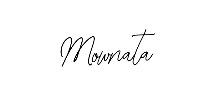 Use a signature maker to create a handwritten signature online. With this signature software, you can design (Bearetta-2O07w) your own signature for name Mownata. Mownata signature style 12 images and pictures png