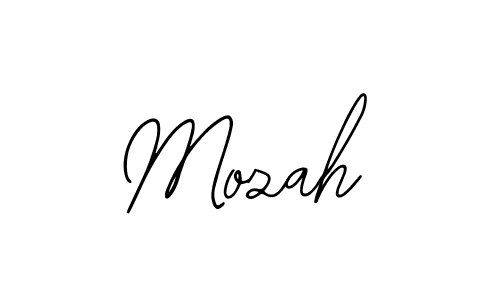 Use a signature maker to create a handwritten signature online. With this signature software, you can design (Bearetta-2O07w) your own signature for name Mozah. Mozah signature style 12 images and pictures png